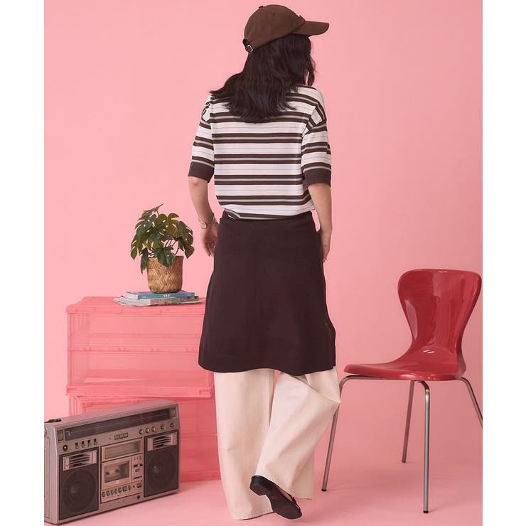 【PENNEY'S】レトロボーダー半袖ニット | AMERICAN HOLIC | 詳細画像10 