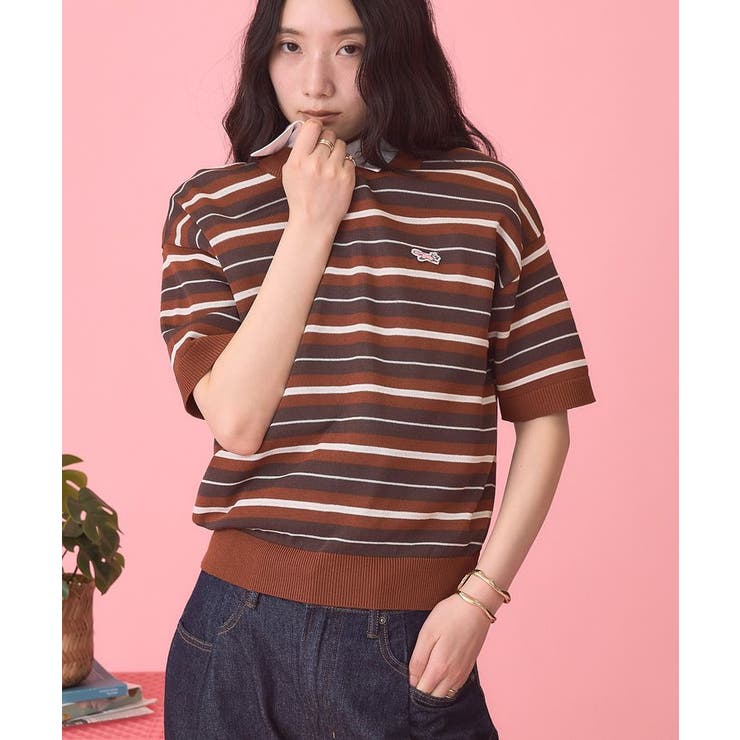 【PENNEY'S】レトロボーダー半袖ニット | AMERICAN HOLIC | 詳細画像12 