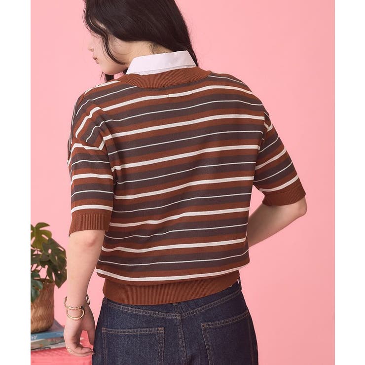 【PENNEY'S】レトロボーダー半袖ニット | AMERICAN HOLIC | 詳細画像14 