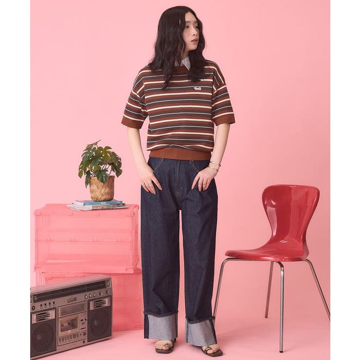 【PENNEY'S】レトロボーダー半袖ニット | AMERICAN HOLIC | 詳細画像18 