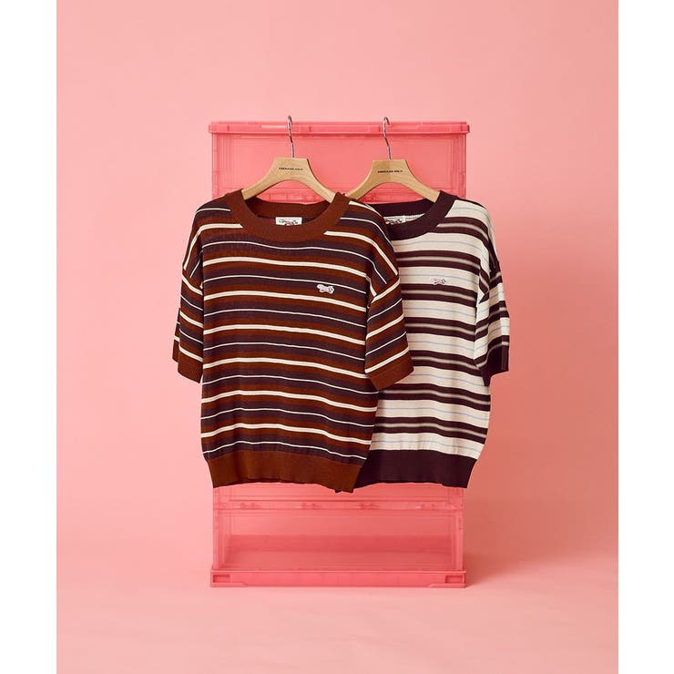 【PENNEY'S】レトロボーダー半袖ニット | AMERICAN HOLIC | 詳細画像21 