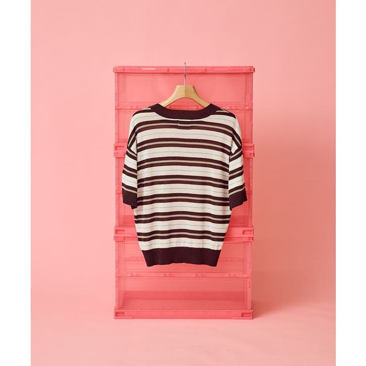 【PENNEY'S】レトロボーダー半袖ニット | AMERICAN HOLIC | 詳細画像23 