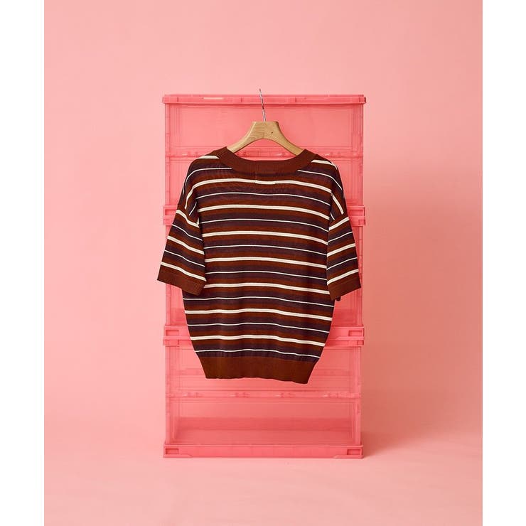 【PENNEY'S】レトロボーダー半袖ニット | AMERICAN HOLIC | 詳細画像25 