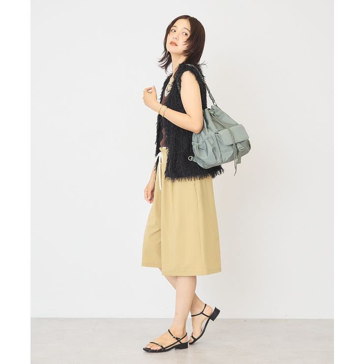 Wウエストキュロットパンツ | AMERICAN HOLIC | 詳細画像9 