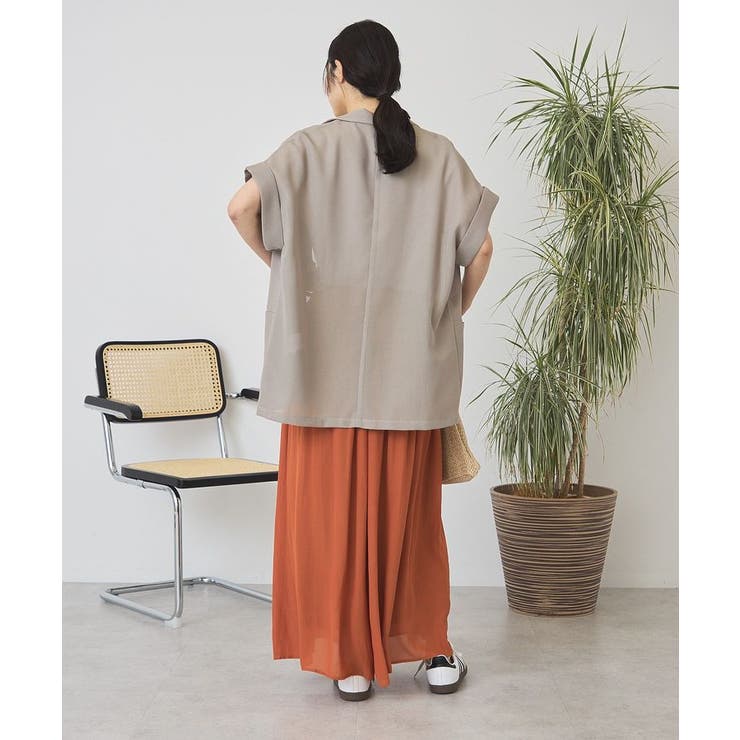 【選べる丈】接触冷感シフォンスカーチョ【WEB限定カラー有り】 | AMERICAN HOLIC | 詳細画像14 