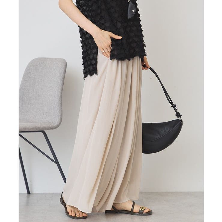 【選べる丈】接触冷感シフォンスカーチョ【WEB限定カラー有り】 | AMERICAN HOLIC | 詳細画像2 