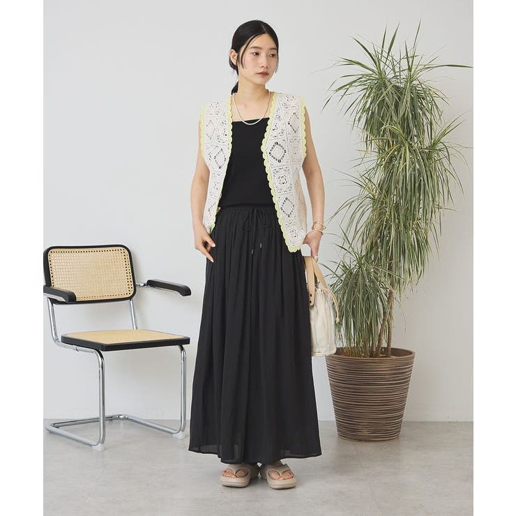 【選べる丈】接触冷感シフォンスカーチョ【WEB限定カラー有り】 | AMERICAN HOLIC | 詳細画像20 