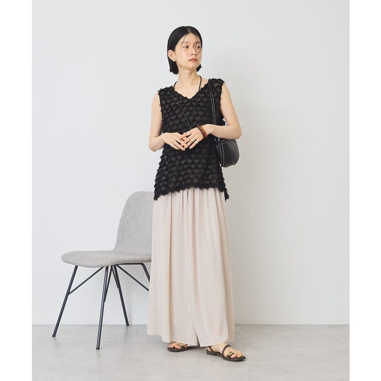 【選べる丈】接触冷感シフォンスカーチョ【WEB限定カラー有り】 | AMERICAN HOLIC | 詳細画像6 