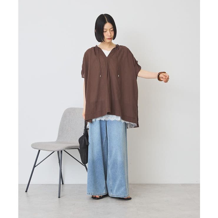 【接触冷感】裾レースノースリーブプルオーバー | AMERICAN HOLIC | 詳細画像15 