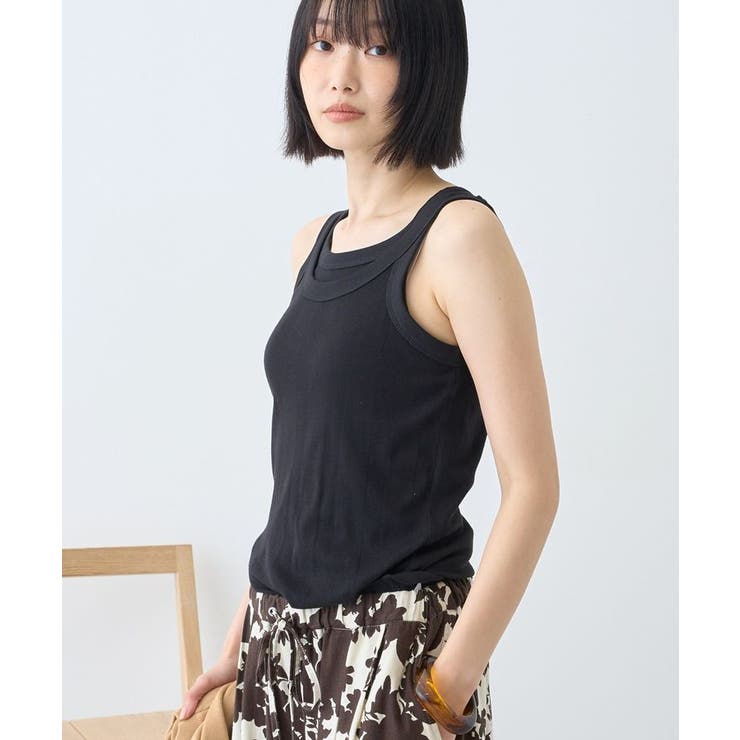 【2点セット・吸水速乾・抗菌防臭】シアーリブタンクトップ | AMERICAN HOLIC | 詳細画像6 