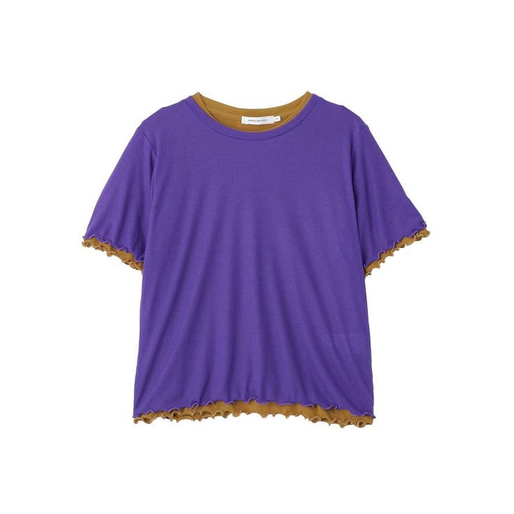 【2点セット】配色レイヤードメローTシャツ | AMERICAN HOLIC | 詳細画像36 