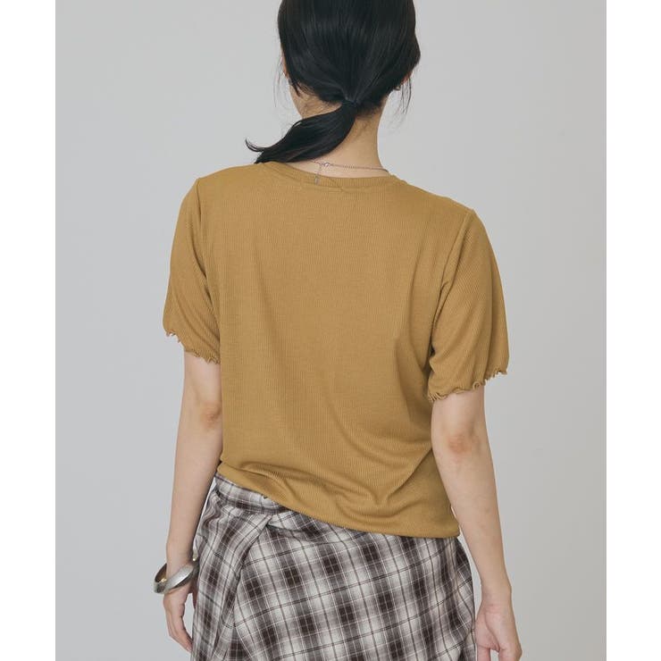 【2点セット】配色レイヤードメローTシャツ | AMERICAN HOLIC | 詳細画像26 