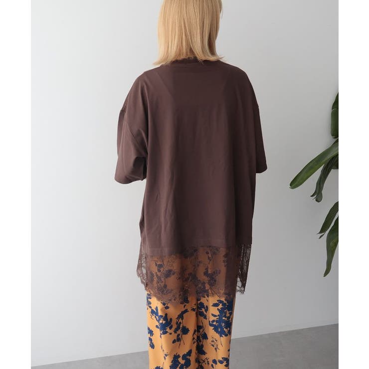 カレッジロゴレースドッキングTシャツ | AMERICAN HOLIC | 詳細画像19 