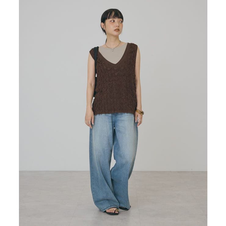 フリンジVネックベスト | AMERICAN HOLIC | 詳細画像7 