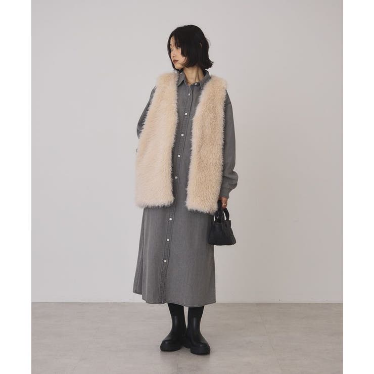 シャギーファーベスト | AMERICAN HOLIC | 詳細画像5 