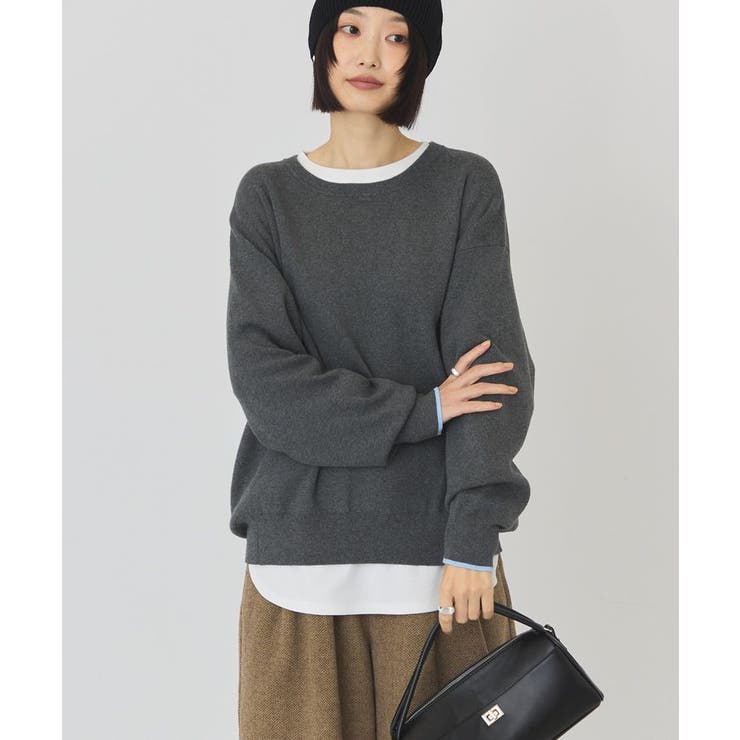 【バイパチ】カシミヤブレンドコクーンニット | AMERICAN HOLIC | 詳細画像10 