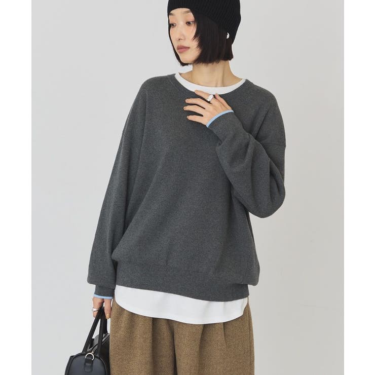 【バイパチ】カシミヤブレンドコクーンニット | AMERICAN HOLIC | 詳細画像9 
