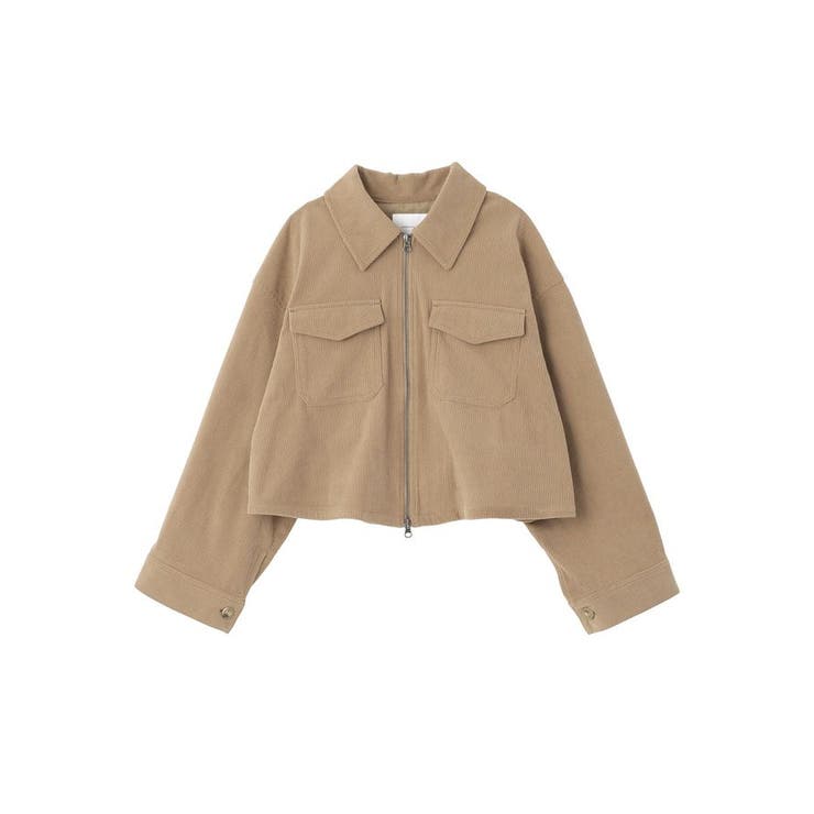 【マルチ機能】カットコーデュロイZIPショート丈シャツ | AMERICAN HOLIC | 詳細画像12 