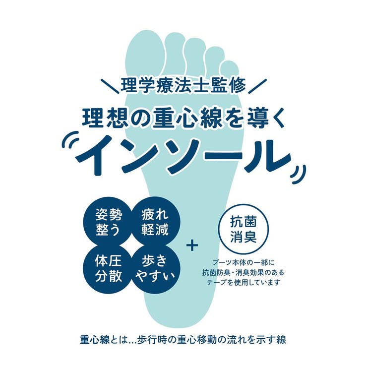 【理学療法士監修】抗菌消臭ロングブーツ | AMERICAN HOLIC | 詳細画像13 