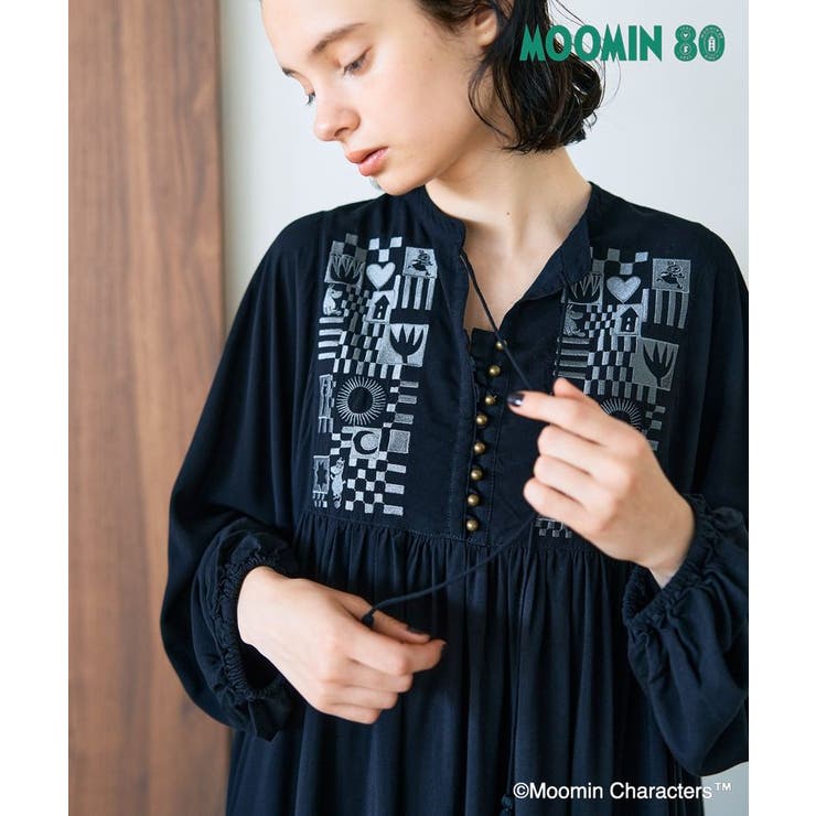 WEB限定】80周年/Moomin刺繍ワンピース[品番：EHEW0049857]｜AMERICAN