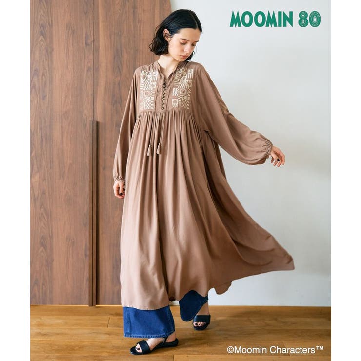 WEB限定】80周年/Moomin刺繍ワンピース[品番：EHEW0049857