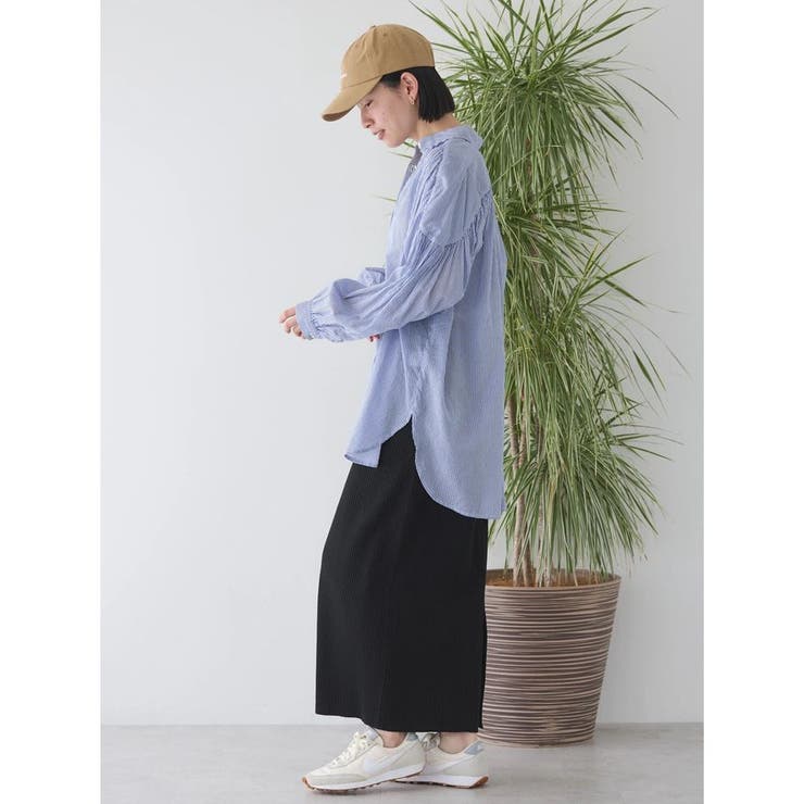 カルゼギャザーシャツチュニック[品番：EHEW0044222]｜AMERICAN