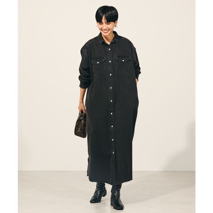 【遊び心あるデザイン】HERMES Candy Libris デニムワンピース ステッチデニムワンピース | レディースファッション通販 - DHOLIC