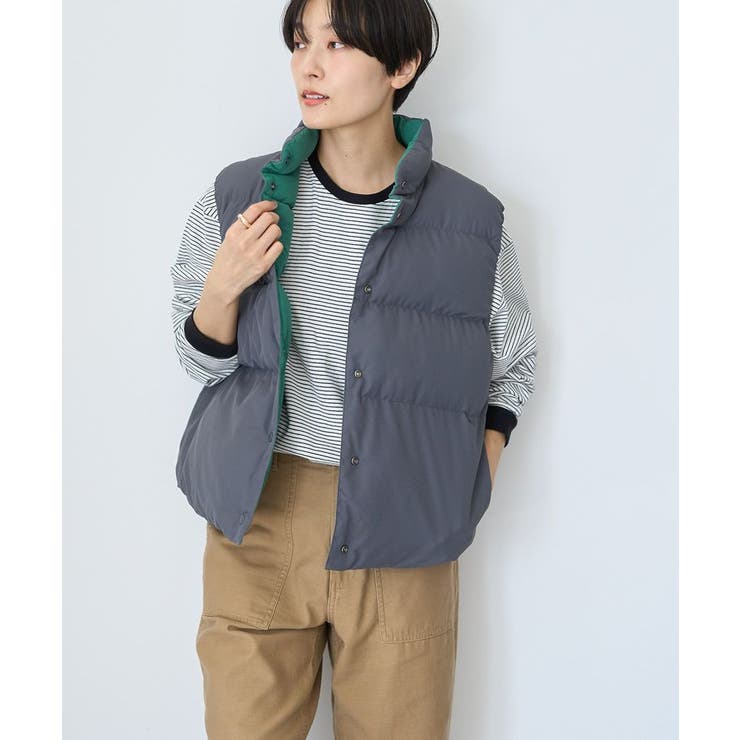 軽ポカリバーシブルベスト[品番：EHEW0046225]｜AMERICAN HOLIC