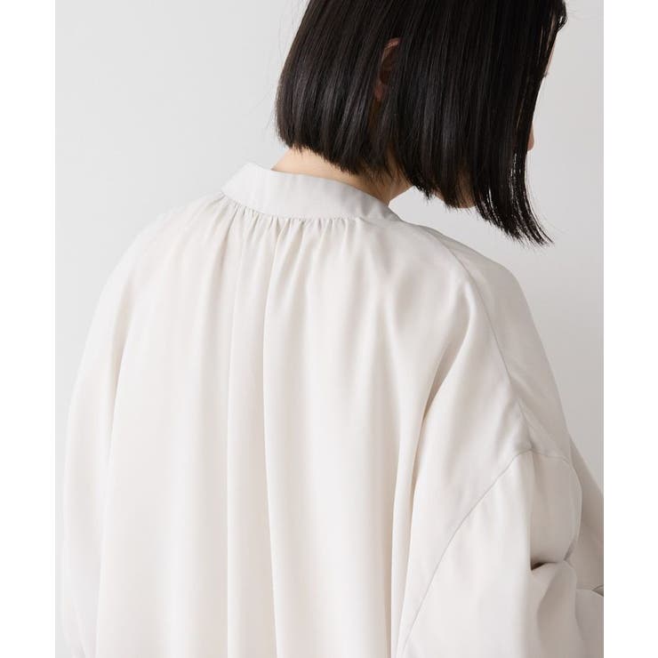 リバーシブルシフォン×チュールブルゾン[品番:EHEW0045763 リバーシブルシフォン×チュールブルゾン[品番:EHEW0045763