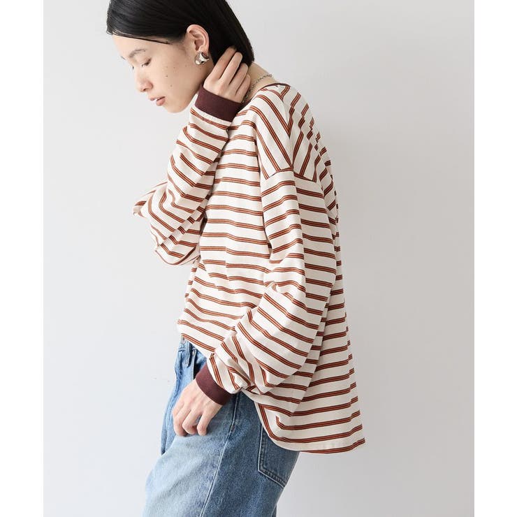 qumerry. ドロップショルダースウエットプルオーバー