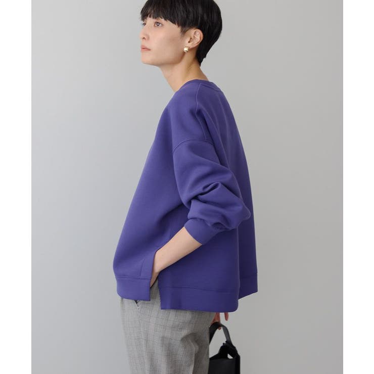 マレ サイドスリットポンチTシャツ ホワイト セール】サイドスリットコットンポンチビッグシルエット