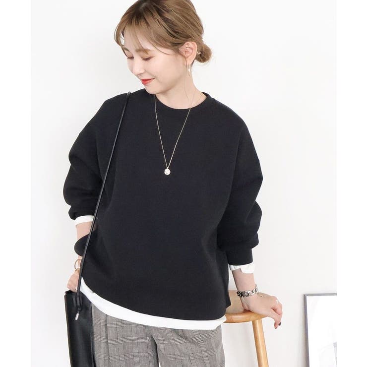 極美品　ビアズリー　サイド釦プルオーバー　ブラック 極美品 ビアズリー サイド釦プルオーバー ブラック トップス