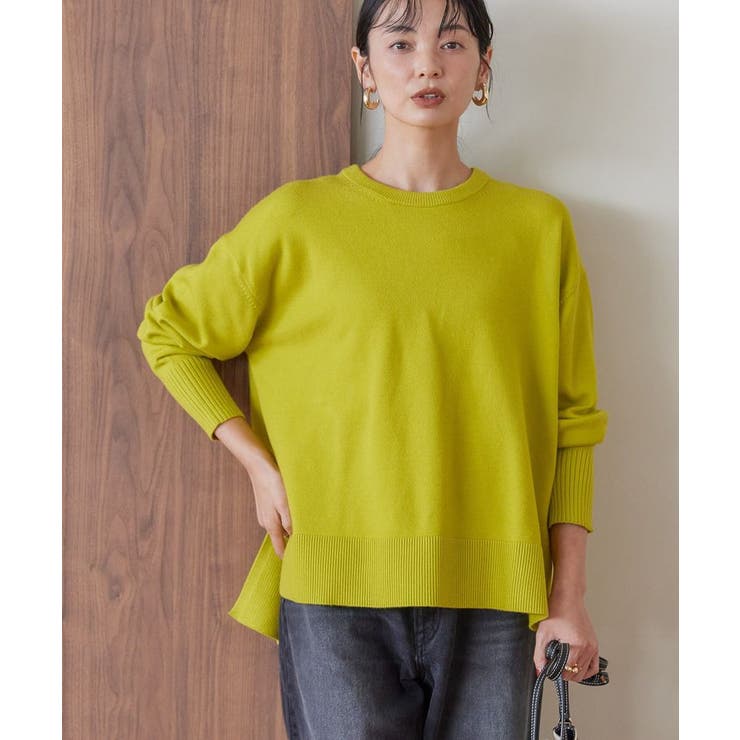 バイパチサイドスリットニットプルオーバー[品番：EHEW0045883