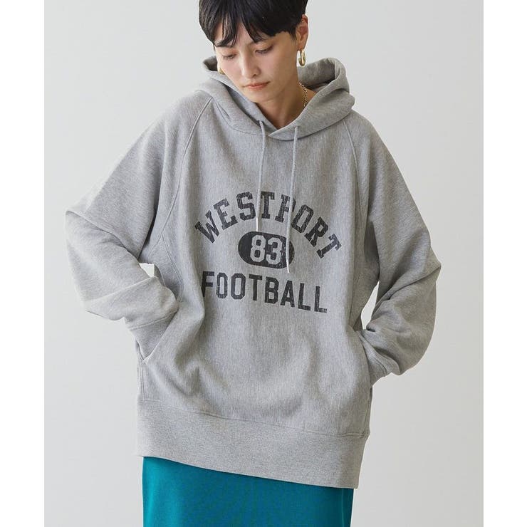 ネットオフ 送料得店  FOOTBALL フーディーBIGスウェット[品番：EHEW0045549 トップス