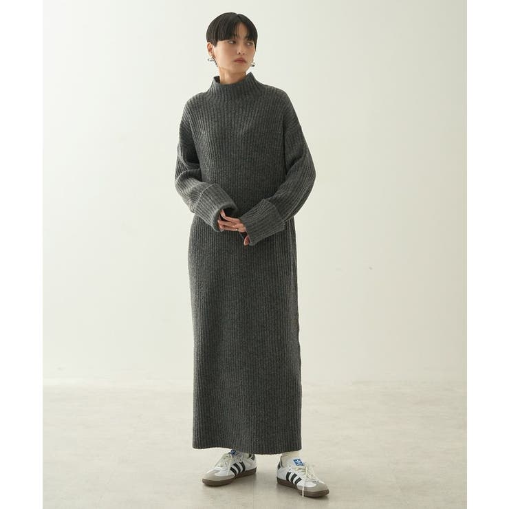 モックネックニットワンピース[品番：EHEW0045552]｜AMERICAN HOLIC
