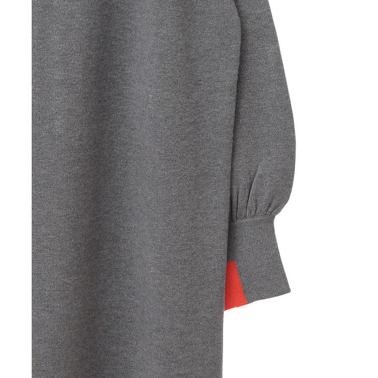 バイパチバイカラーモックネックニットワンピース | AMERICAN HOLIC | 詳細画像21 