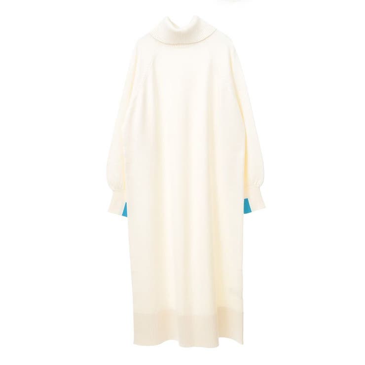 バイパチバイカラーモックネックニットワンピース | AMERICAN HOLIC | 詳細画像25 