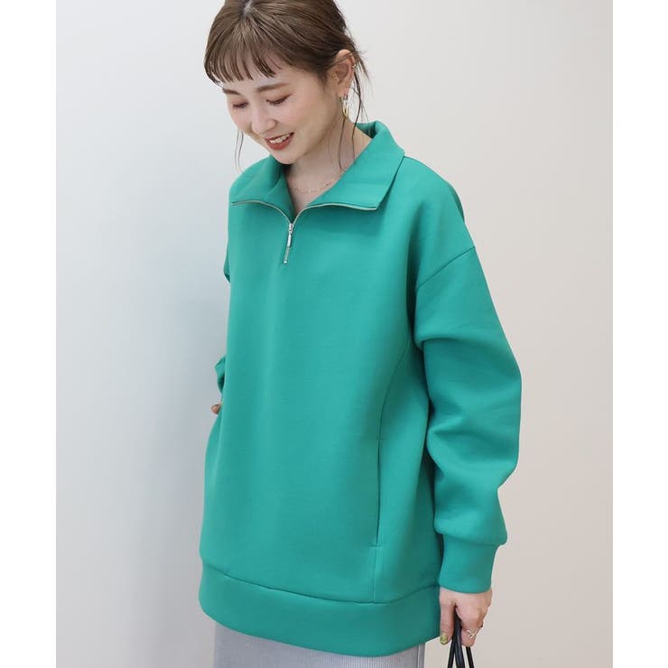 ハーフZIPポンチプルオーバー[品番：EHEW0047116]｜AMERICAN HOLIC