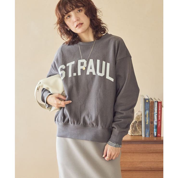 ST.PAULロゴスウェット[品番：EHEW0047464]｜AMERICAN HOLIC 