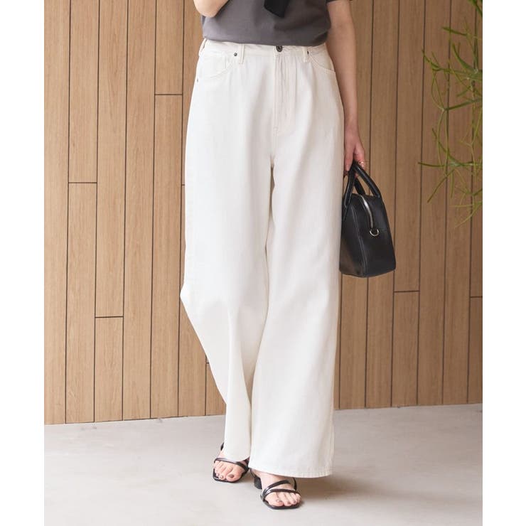 ホワイト | ワイドデニム | AMERICAN HOLIC