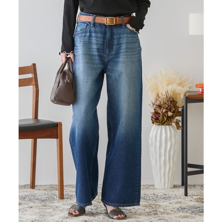 ミディアムインディゴ | ワイドデニム | AMERICAN HOLIC