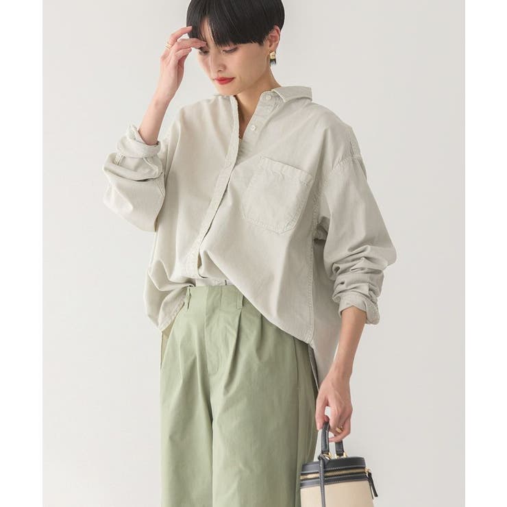 バックタックオーバーシャツ[品番：EHEW0047787]｜AMERICAN
