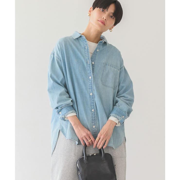 AMERICAN HOLIC｜バックタックオーバーシャツ | Rakuten Fashion