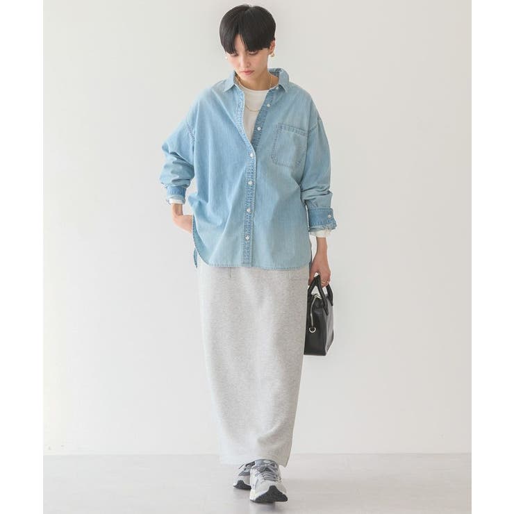バック タック オーバー シャツ