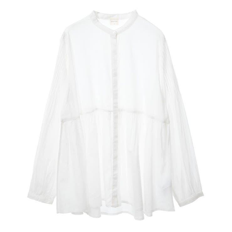 バンドカラーピンタックブラウス[品番：EHEW0047603]｜AMERICAN HOLIC
