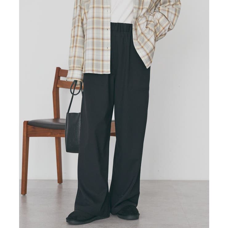 【イージーケア】ベイカーリラックスパンツ | AMERICAN HOLIC | 詳細画像1 