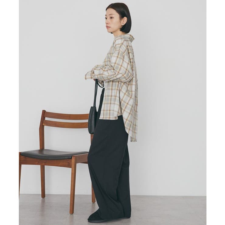 【イージーケア】ベイカーリラックスパンツ | AMERICAN HOLIC | 詳細画像6 