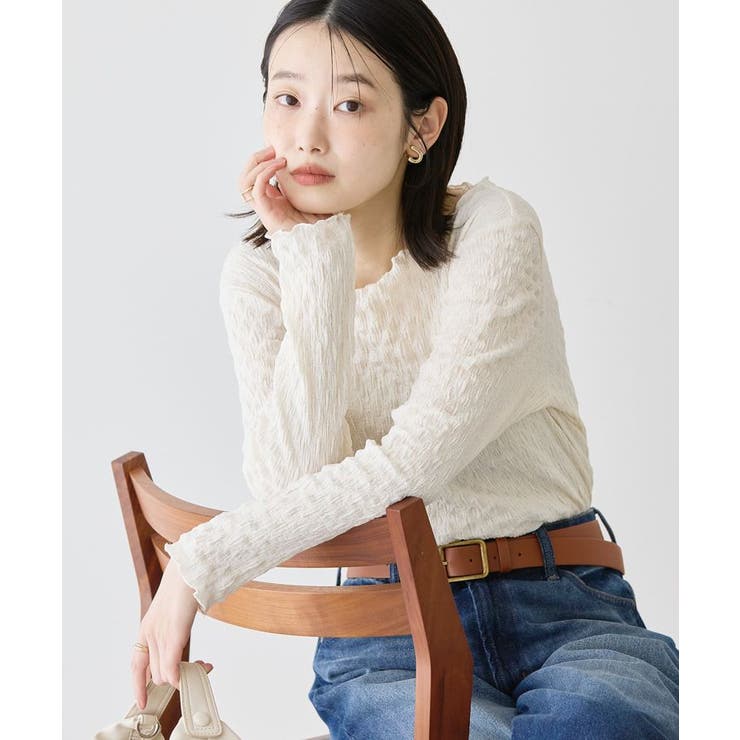 ぽこぽこカットプルオーバー[品番：EHEW0047213]｜AMERICAN HOLIC