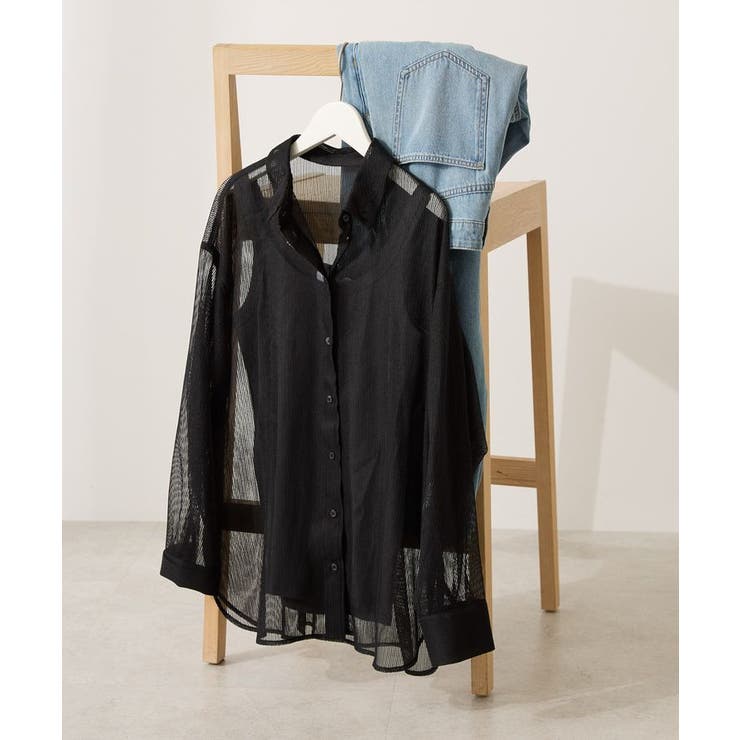 メッシュ長袖シャツ【WEB限定カラー有り】[品番：EHEW0047178