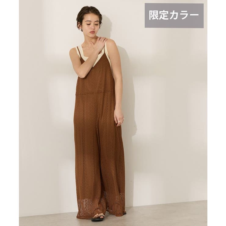 レースキャミサロペット【WEB限定カラー有り】 | AMERICAN HOLIC | 詳細画像1 